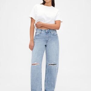 Gap high rise Barrel Jean